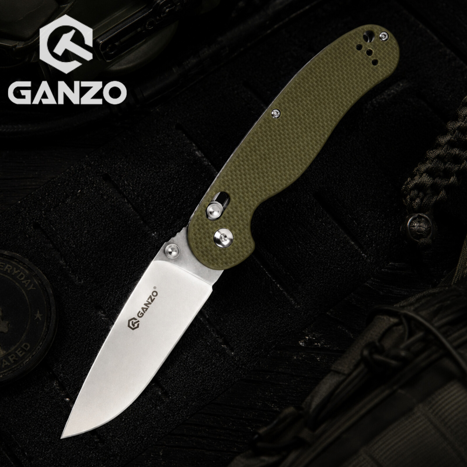 Ніж складаний Ganzo D727M-GR Green